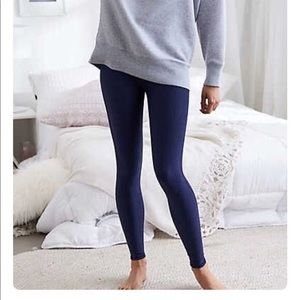 Aerie Chill Sparkle Navy leggings NWT